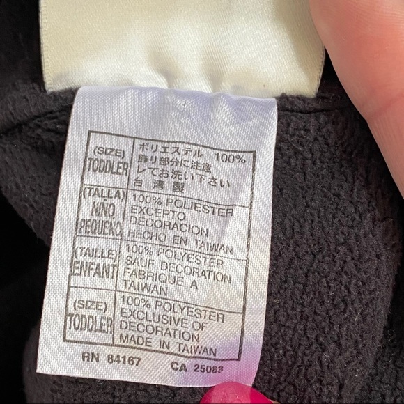 Disney Disneyland black fleece Mickey Mouse 3D ears warm hat - Picture 6 of 6